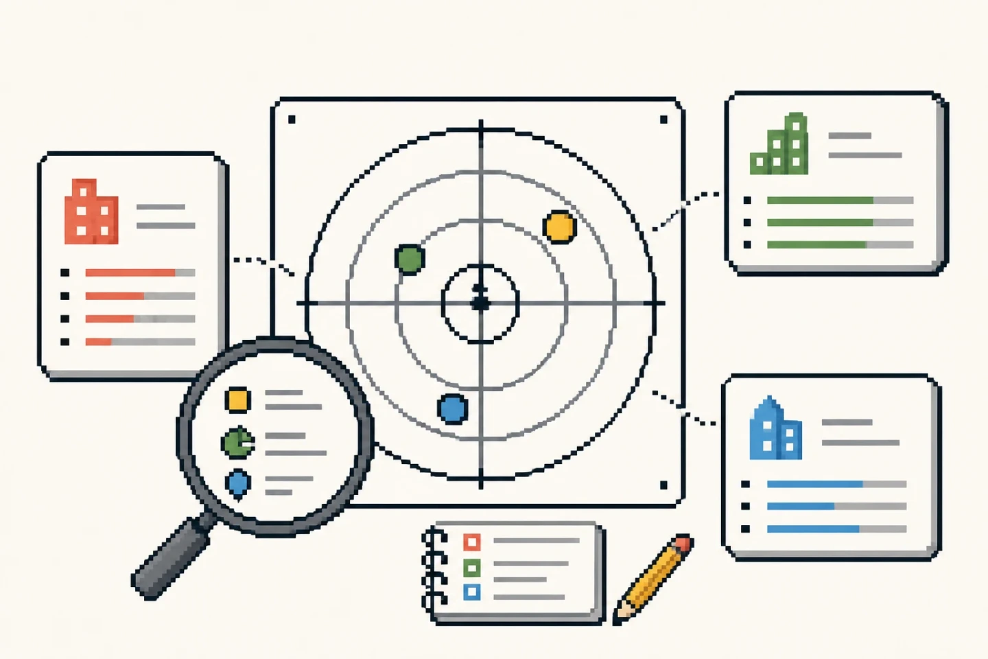 Workflow from a public competitor URL to a sourced competitor profile.