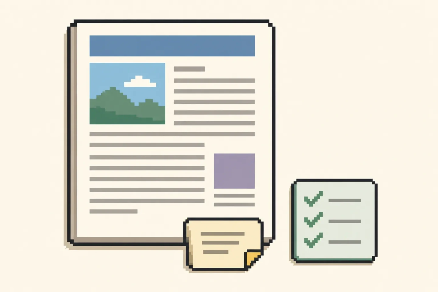 A creator placing a reviewed disclosure alongside a published article.